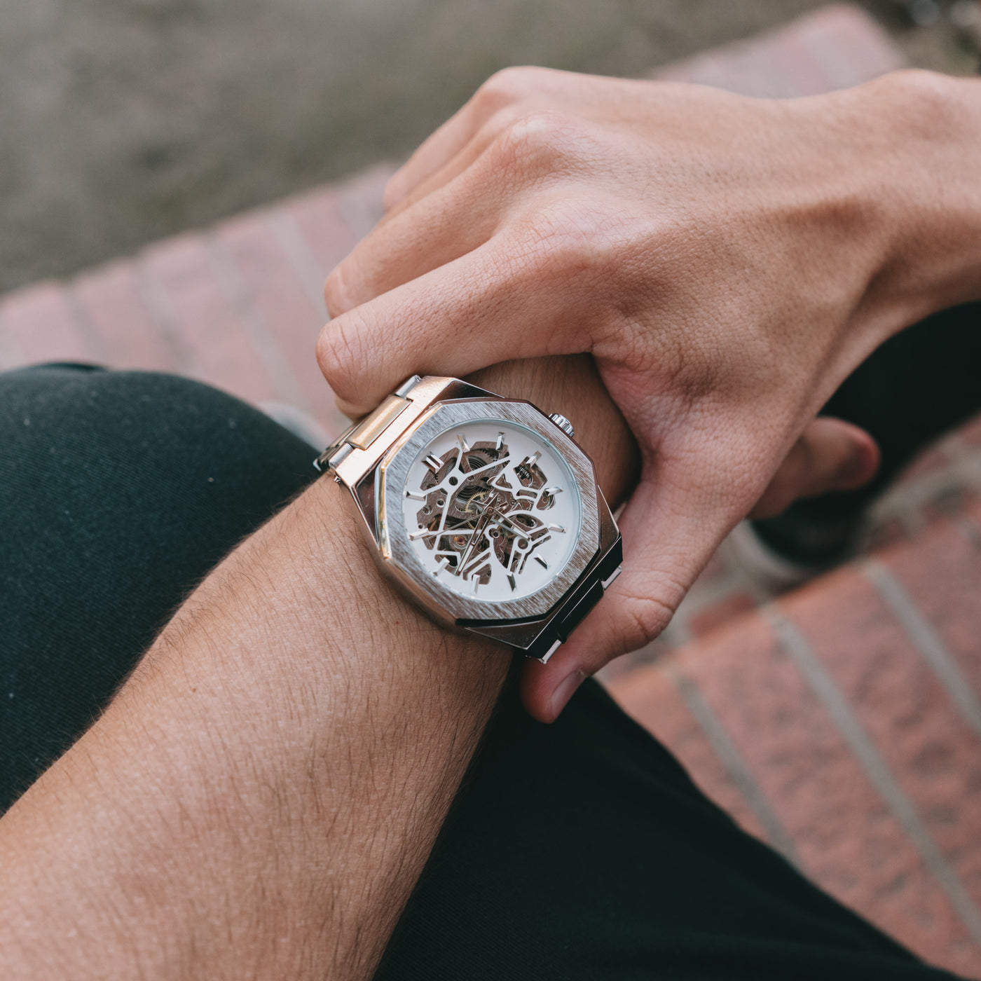 Relógio Masculino Milano Skeleton