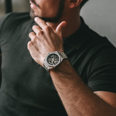 Relógio Masculino Milano Esqueleton