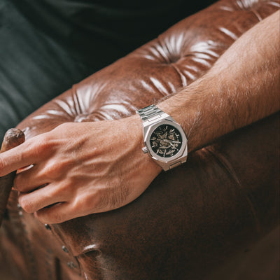 Relógio Masculino Milano Skeleton
