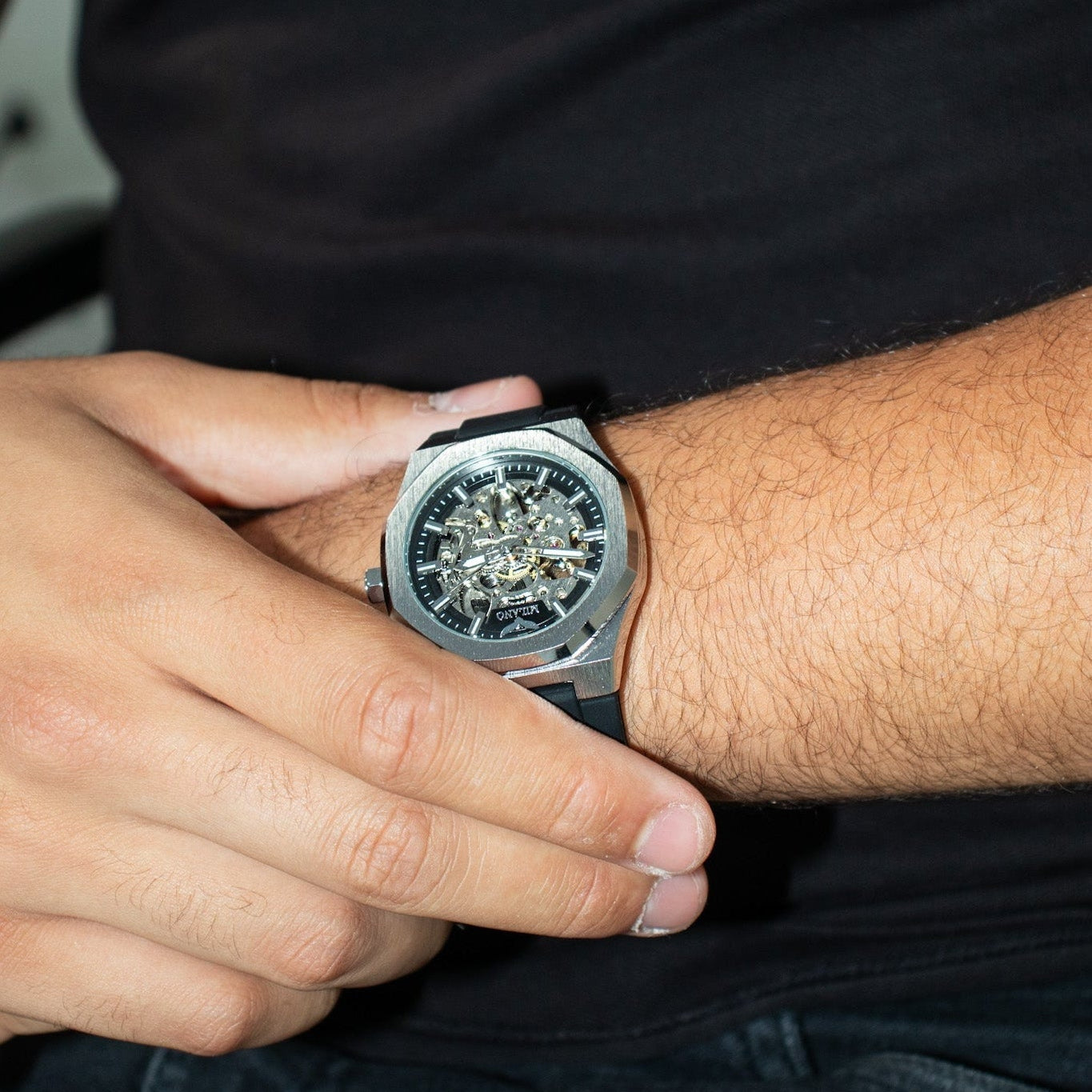 Relógio Milano Foscarini Skeleton Masculino