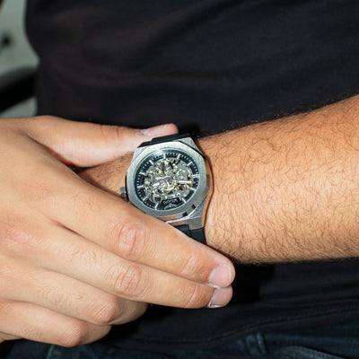 Relógio Milano Foscarini Skeleton Masculino