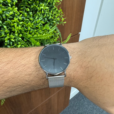 KIT COM 2 RELÓGIOS MINIMALISTAS MASCULINOS