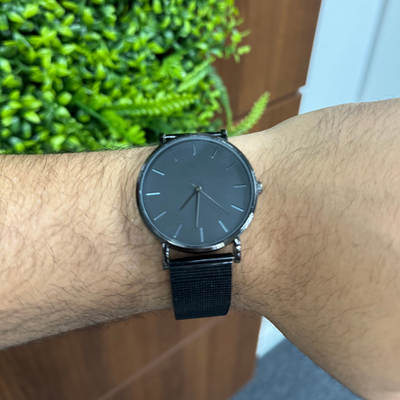 KIT COM 2 RELÓGIOS MINIMALISTAS MASCULINOS