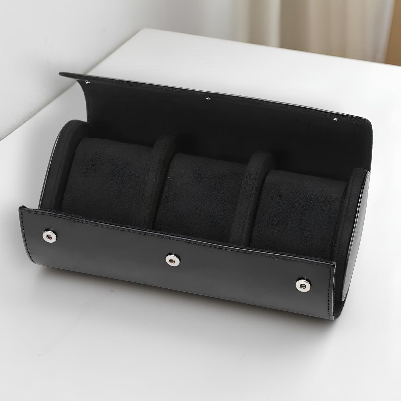 PORTA JOIAS PARA RELÓGIOS CASE - 3 ESPAÇOS