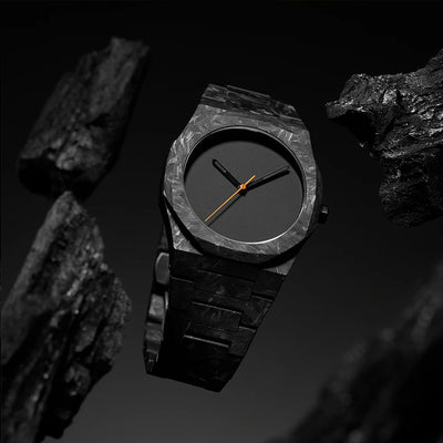 Relógio Masculino Milano Nero Forged Carbon