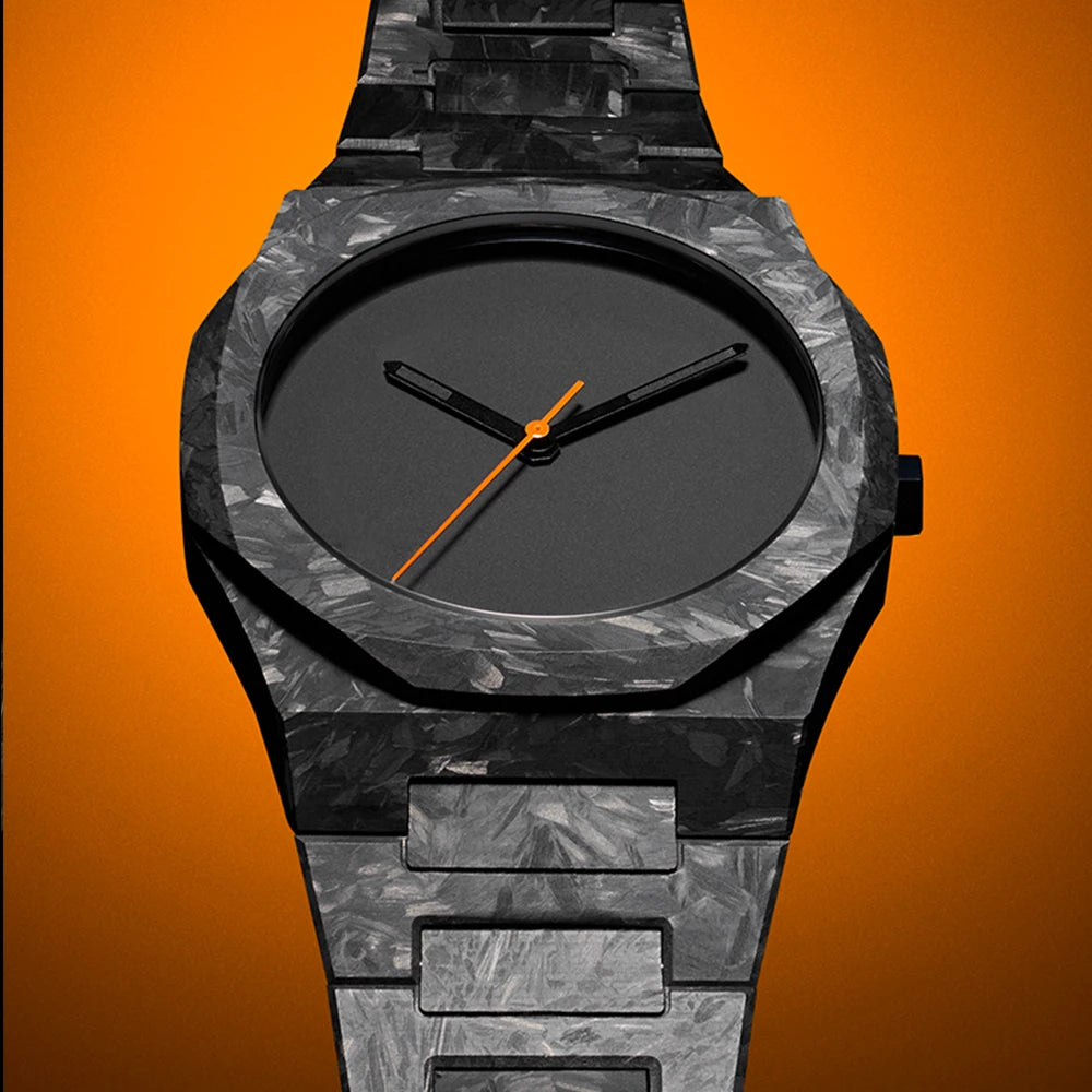 Relógio Masculino Milano Nero Forged Carbon