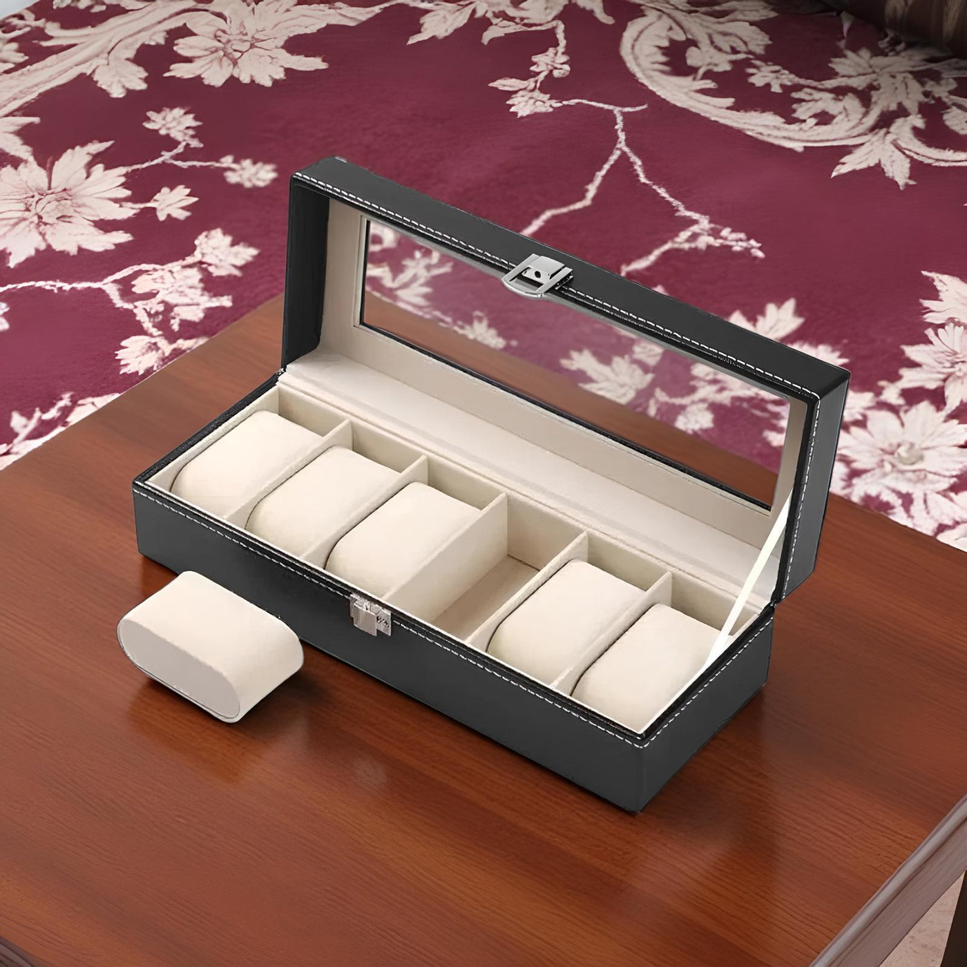 TRADICIONAL PORTA JOIAS - 6 ESPAÇOS